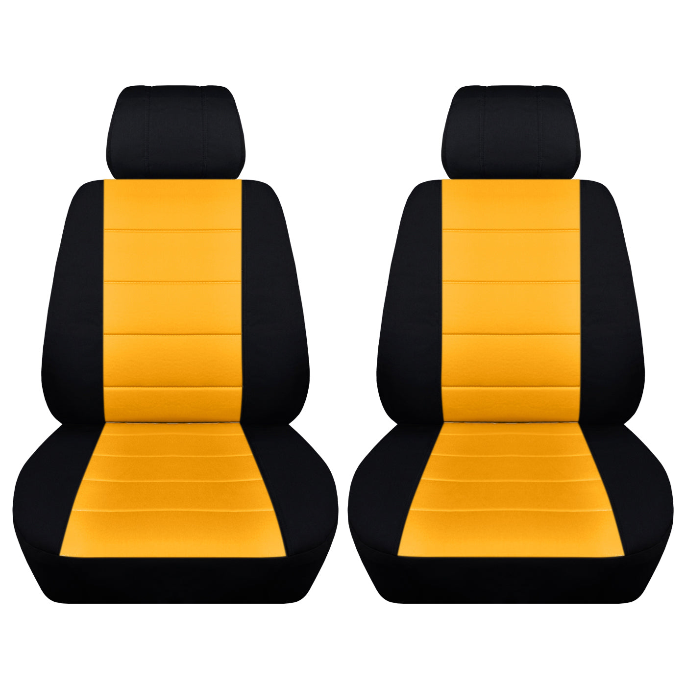 Two Front Seat Covers Two Tone Colors 10 Color Choices Fits Honda CR-V Side Airbag Friendly