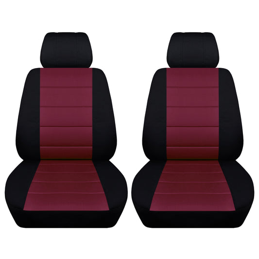 Two Front Seat Covers Two Tone Colors 10 Color Choices Fits Honda CR-V Side Airbag Friendly