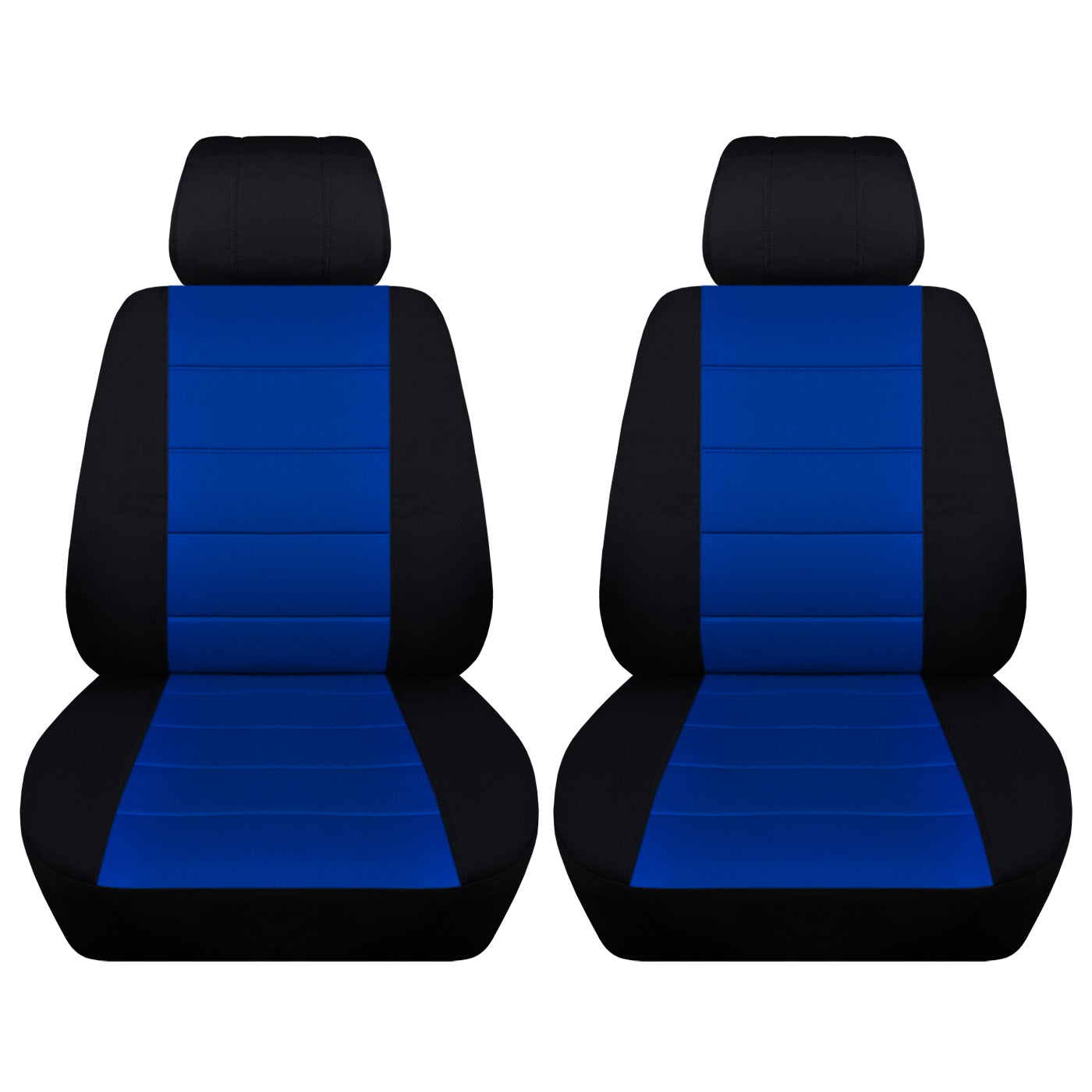 Two Front Seat Covers Two Tone Colors 10 Color Choices Fits Honda CR-V Side Airbag Friendly