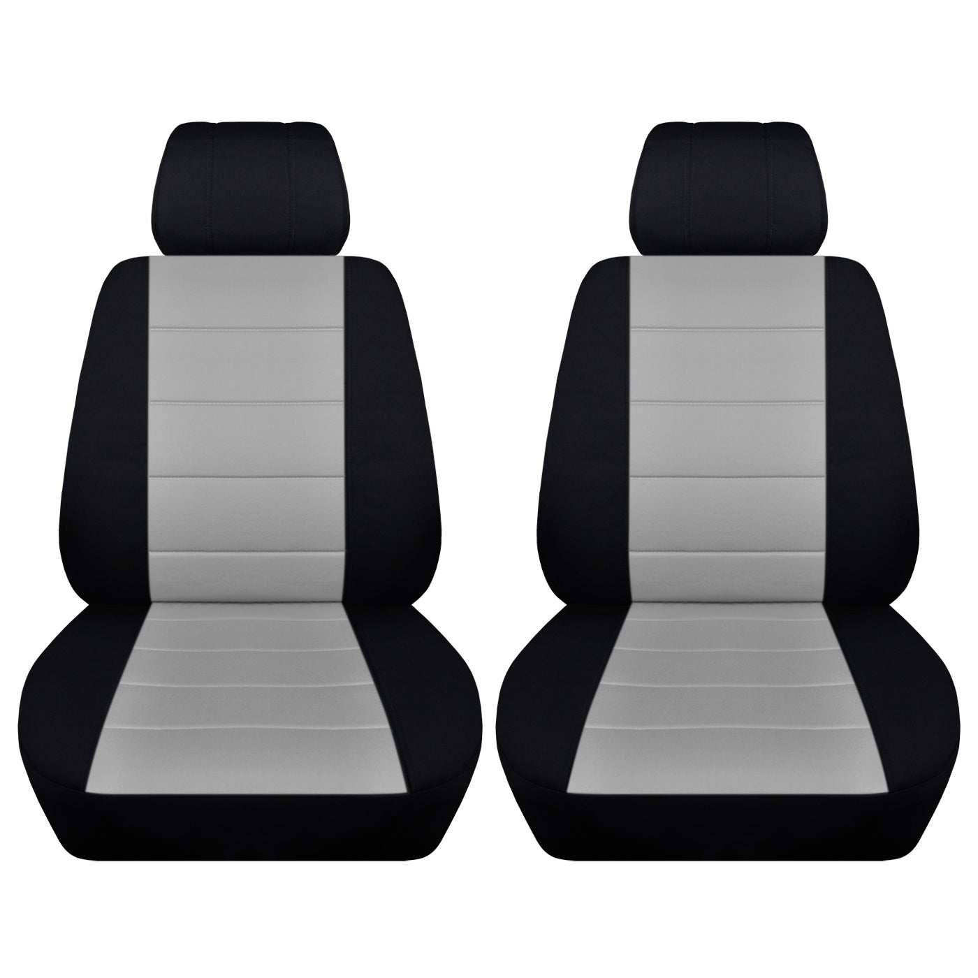 Two Front Seat Covers Two Tone Colors 10 Color Choices Fits Honda CR-V Side Airbag Friendly