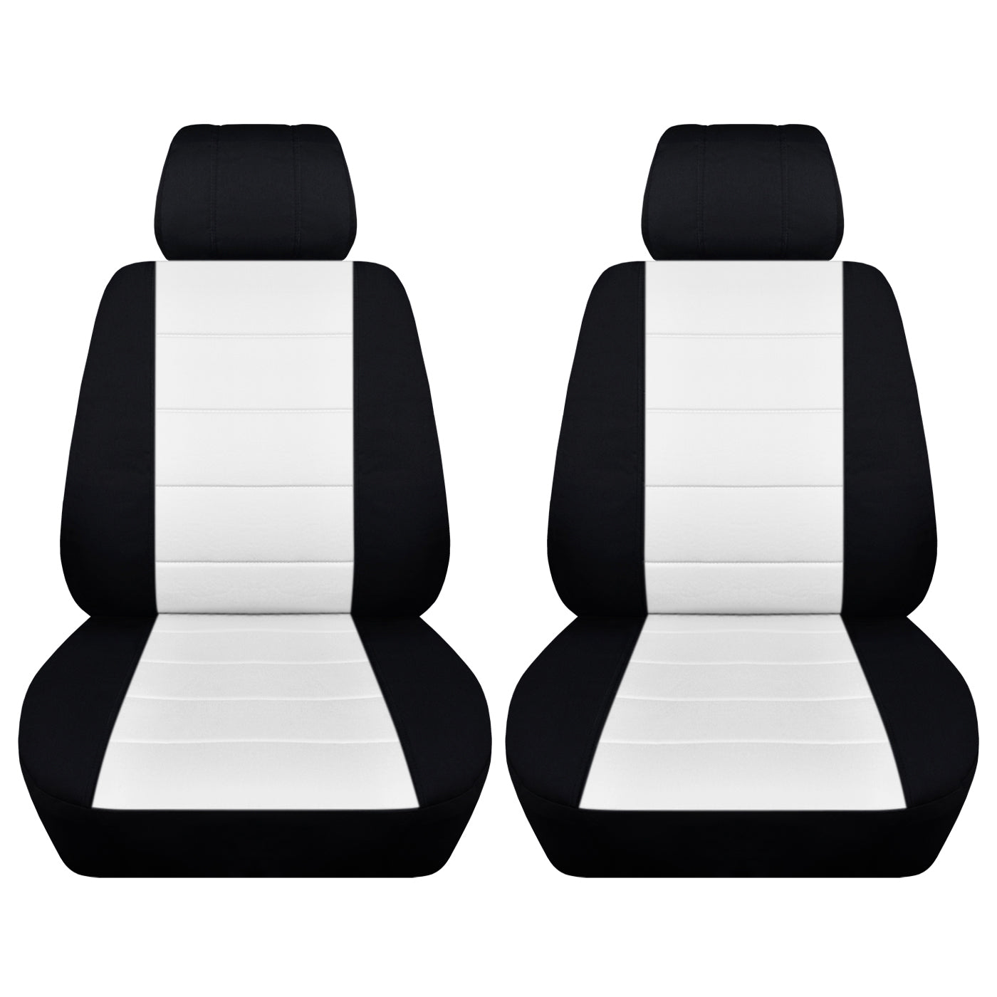 Two Front Seat Covers Two Tone Colors 10 Color Choices Fits Honda CR-V Side Airbag Friendly