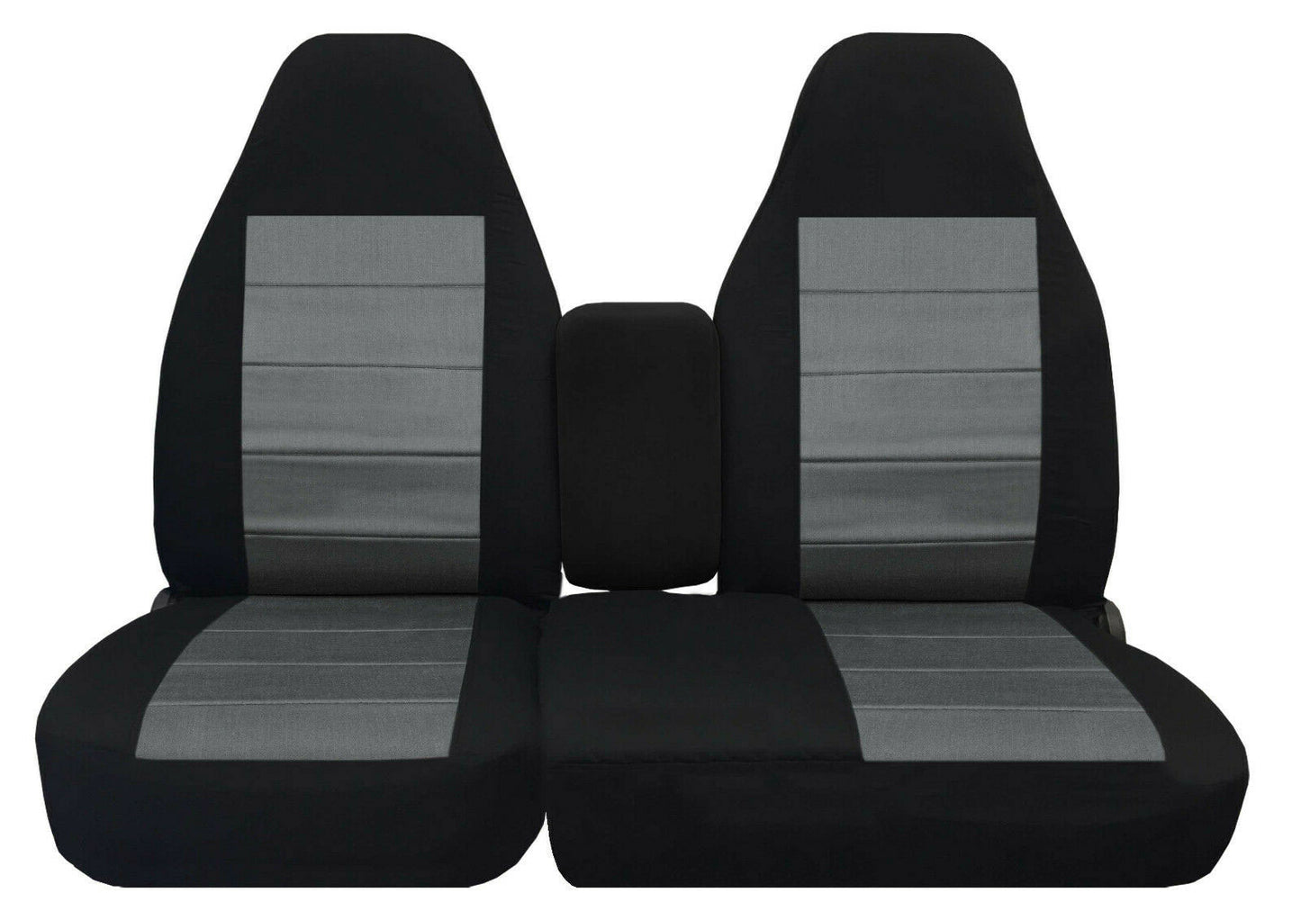 Ford Ranger Seat Covers  60 40 Split (Console Cover Included) - Two Tone Seat Covers