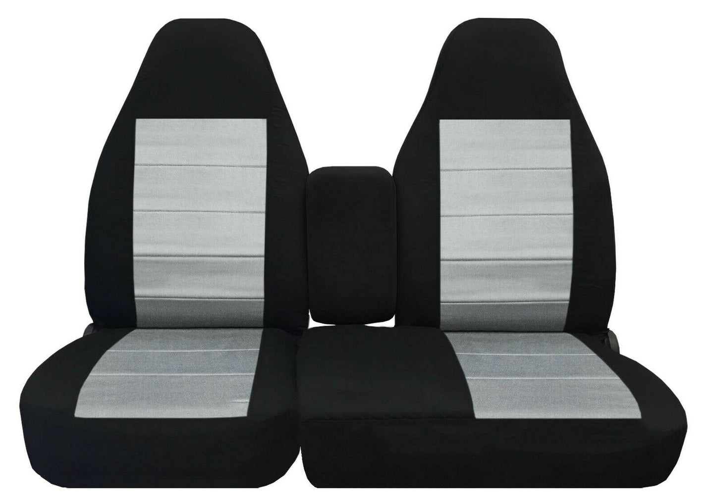 Ford Ranger Seat Covers  60 40 Split (Console Cover Included) - Two Tone Seat Covers