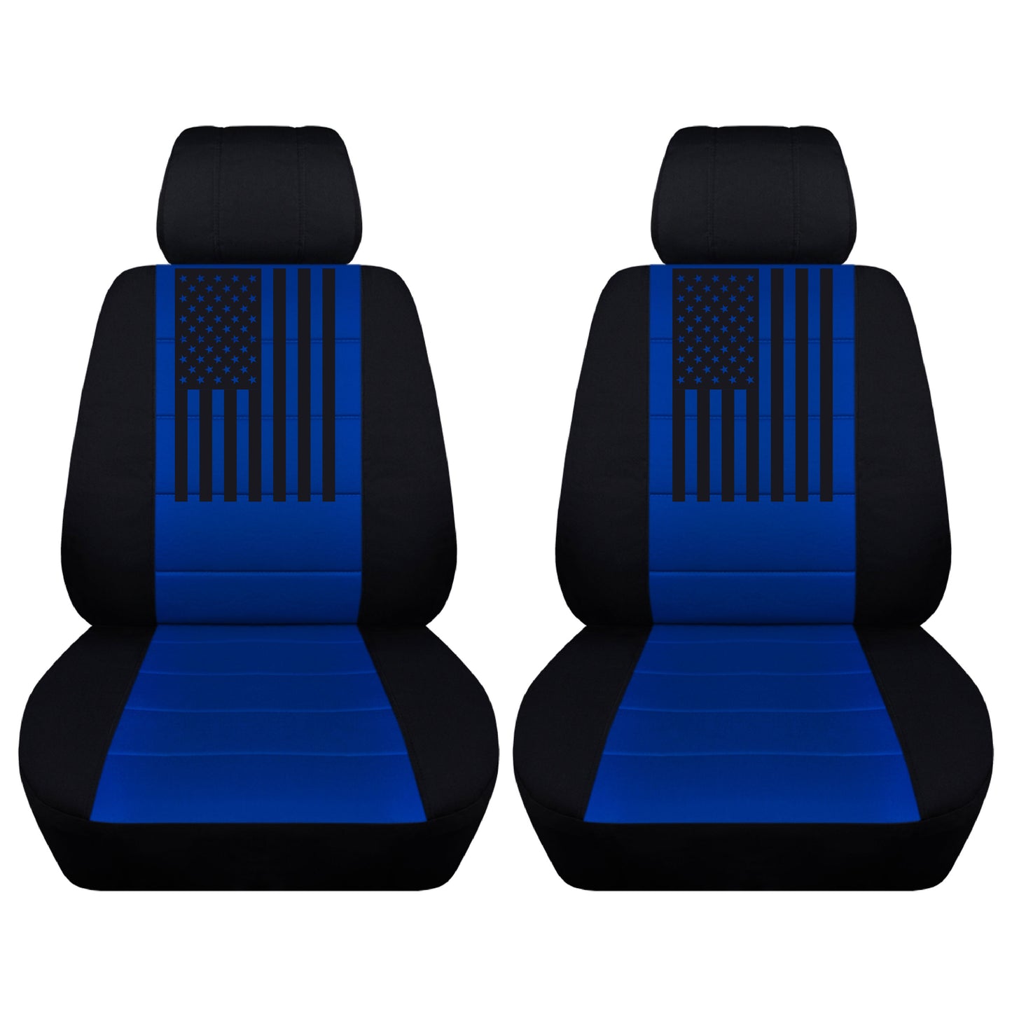 Water Repellant and Durable Toyota Tacoma Seat Covers for 2010 to 2020 Models, Comes With Customized American Flag Seat Cover Design