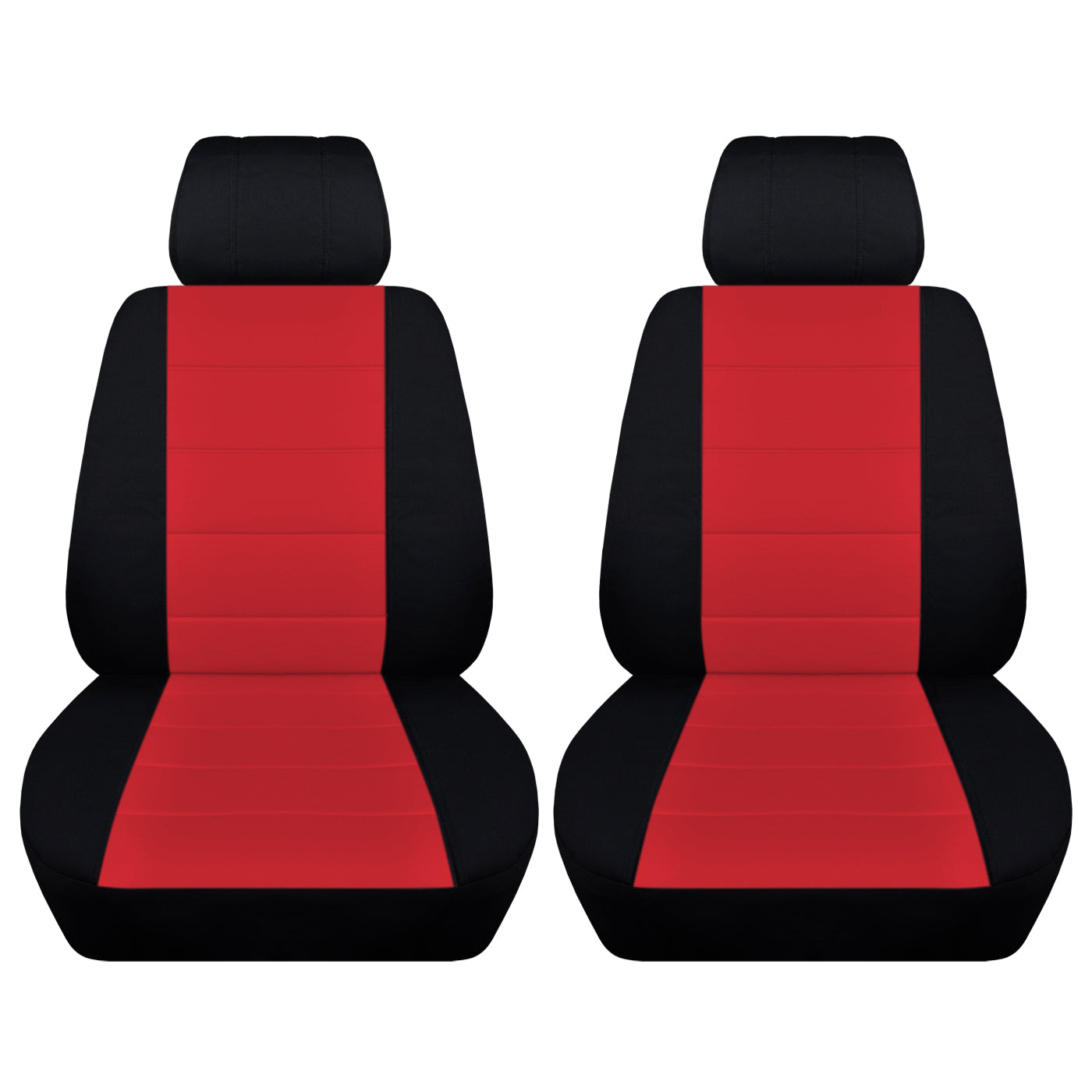 Two Front Seat Covers Two Tone Colors 10 Color Choices Fits Honda CR-V Side Airbag Friendly