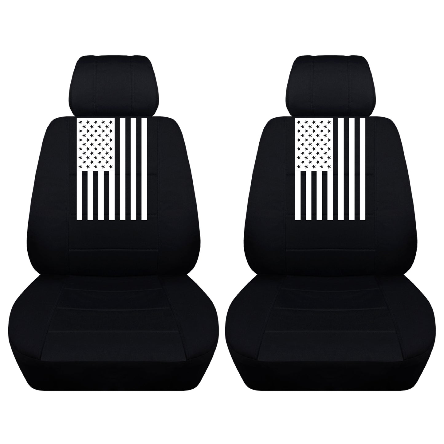 Water Repellant and Durable Toyota Tacoma Seat Covers for 2010 to 2020 Models, Comes With Customized American Flag Seat Cover Design