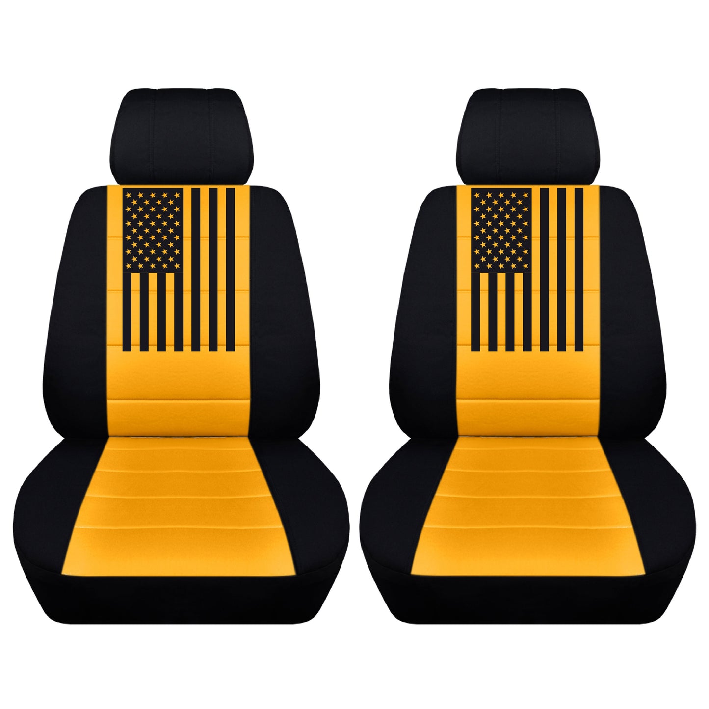 Ford Mustang Seat Covers American Flag Design