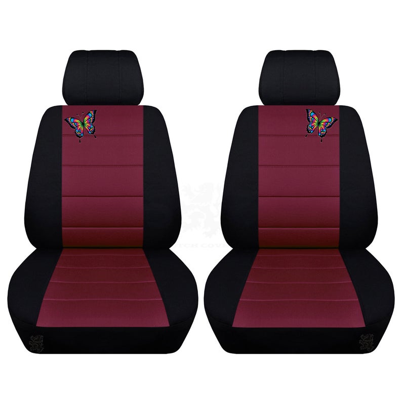 Fits Honda Civic Seat Covers  Embroidered Butterfly