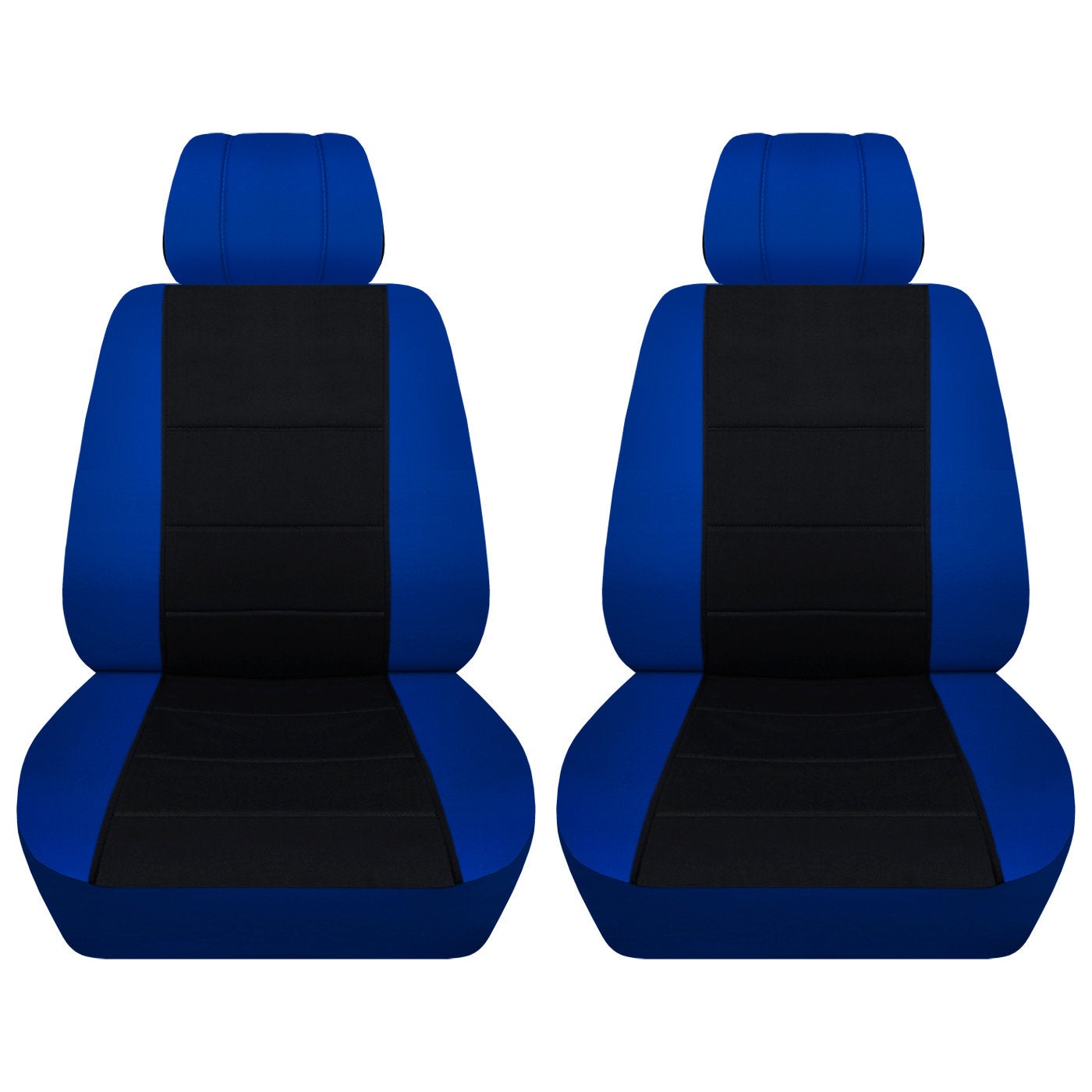 Seat Covers for Chevy Silverado - Front Bucket Chevy Seat Covers with Black Insert and Fits 2015 - 2018 Model