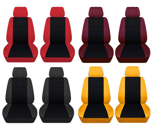 Front Bucket Seat Covers Fits a 2012 to 2018 Dodge Ram 1500, 2500, or 3500