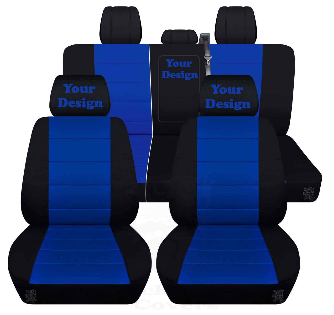 Truck Seat Covers for Ford F150 2015–2018 Embroidered Design (Your Choice) Car Seat Covers - Airbag Friendly