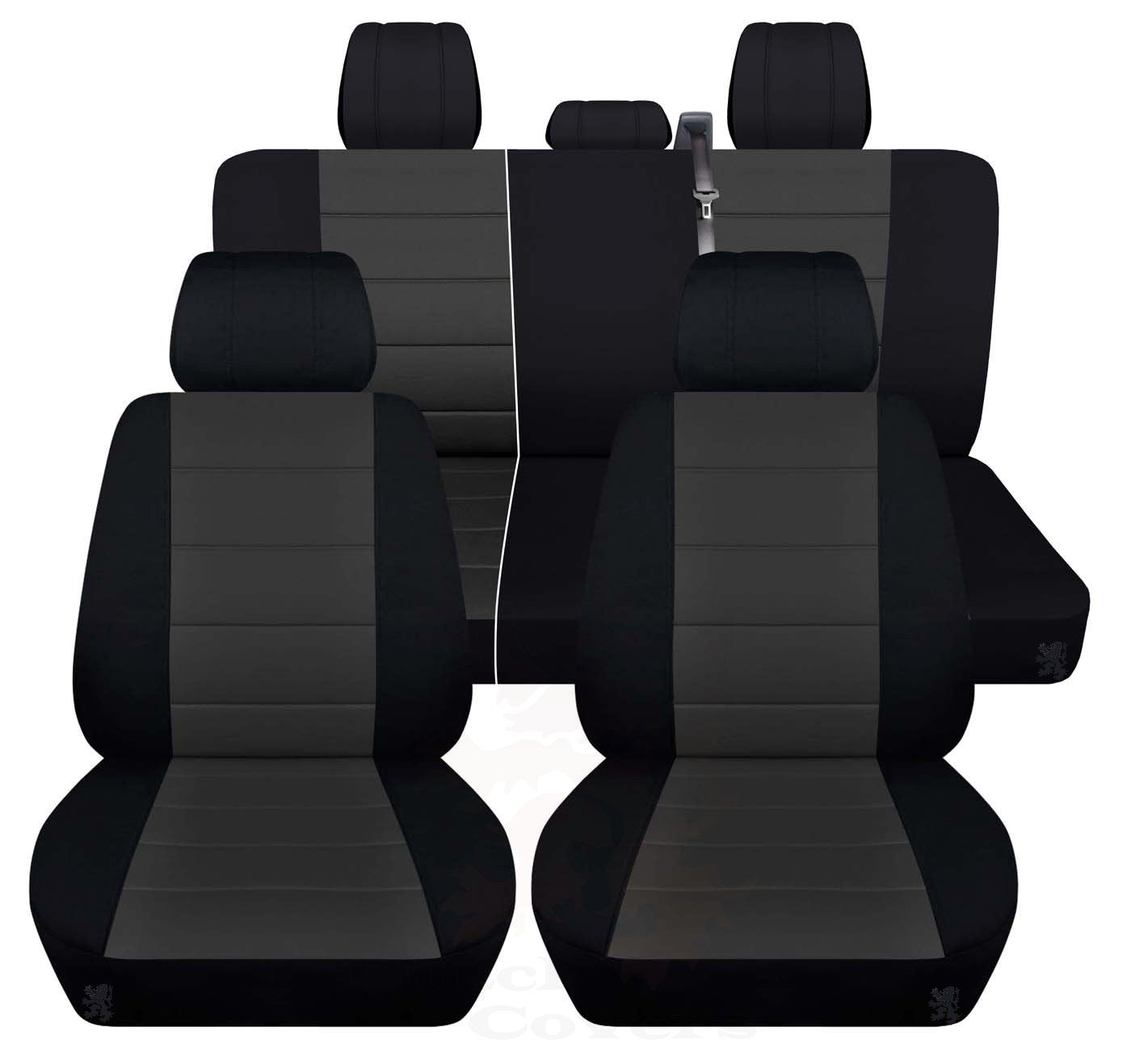 Truck Seat Covers for Ford F150 2015–2018 Model Two Tone Car Seat Covers - Airbag Friendly