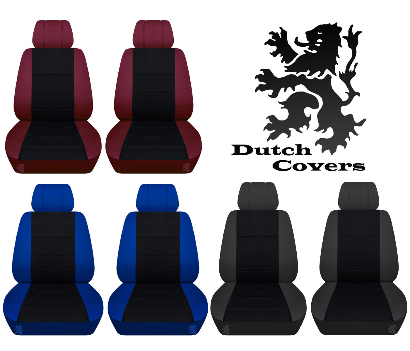 Truck Seat Covers for Ford F150 2015–2018 Two Tone Comfortable Truck Seat Covers