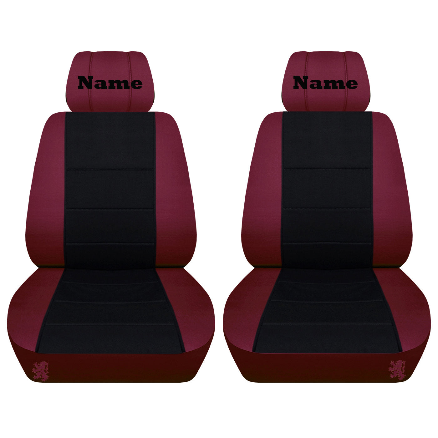 Truck Seat Covers for Ford F150 - Dutch Designed Front Bucket Seat Covers for 2015 to 2018 Ford F150 - Airbag Friendly Embroidered Name Car Seat Covers