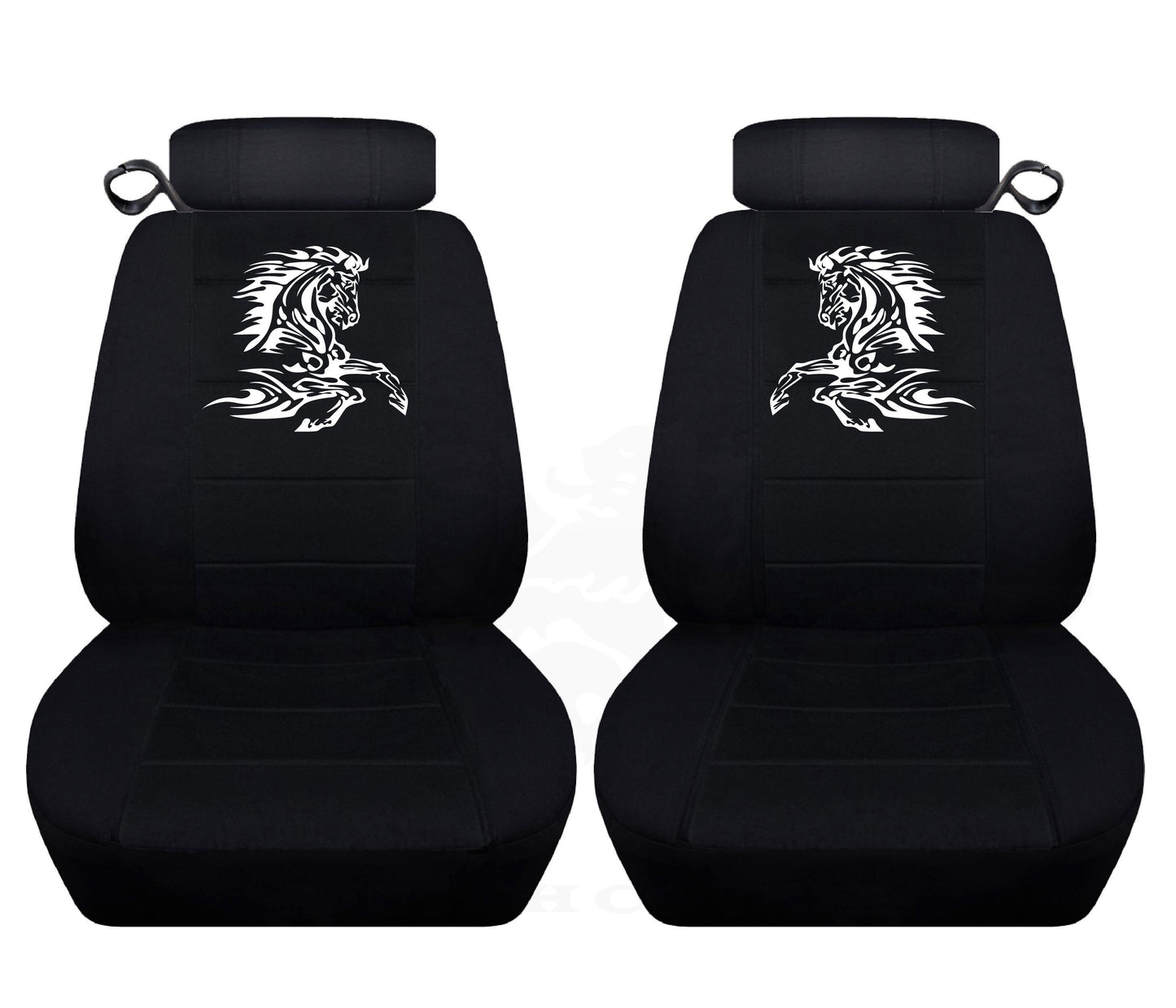 Ford Mustang Seat Covers Coupe or Convertible  Tribal Horse Image