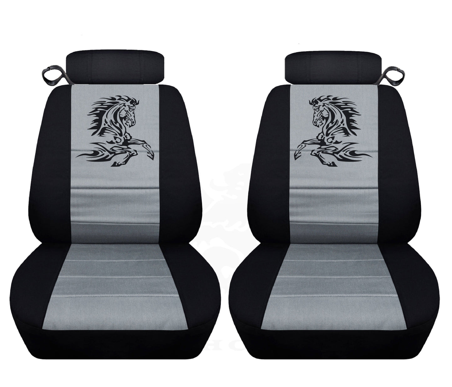 Ford Mustang Seat Covers Coupe or Convertible  Tribal Horse Image