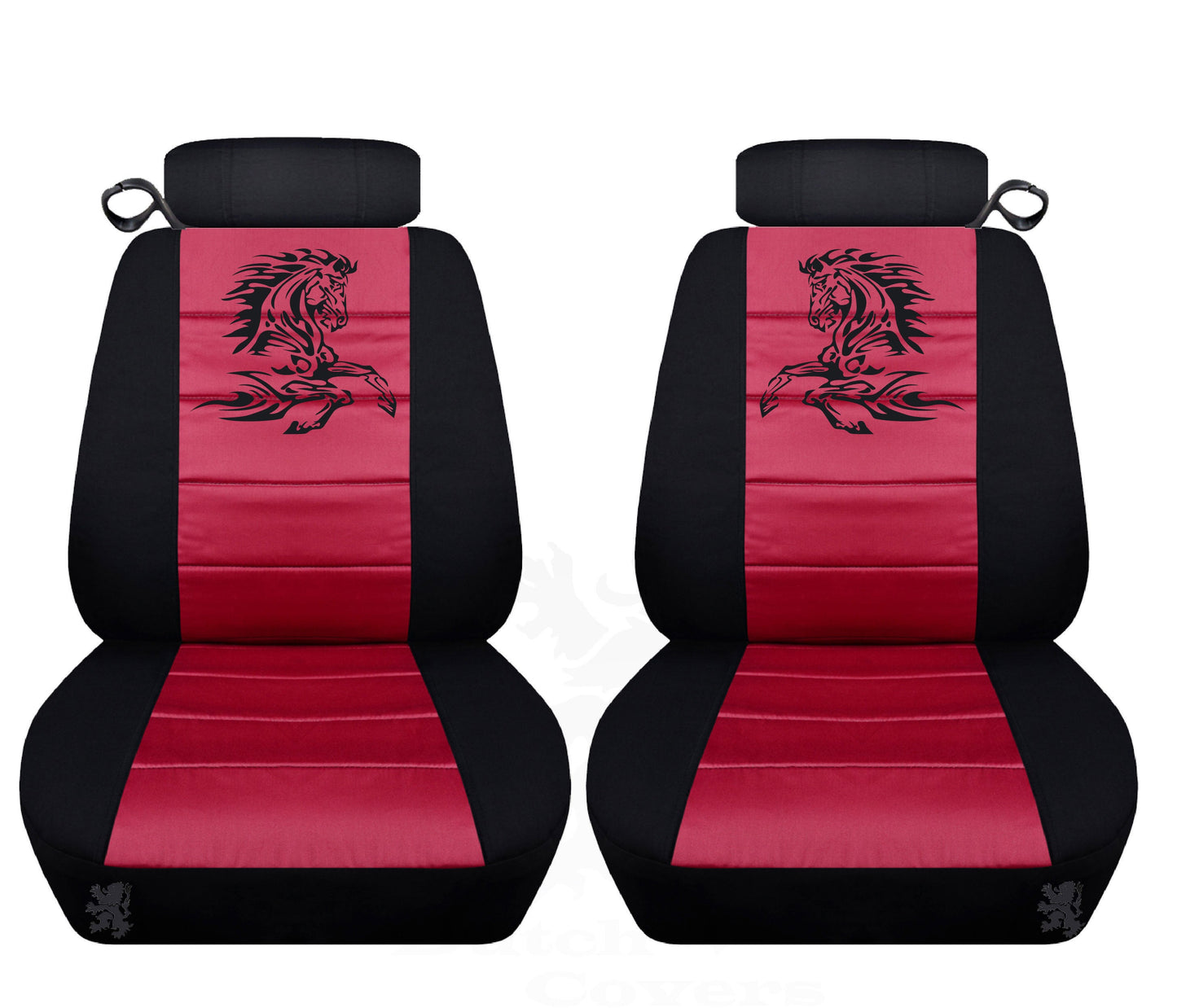 Ford Mustang Seat Covers Coupe or Convertible  Tribal Horse Image