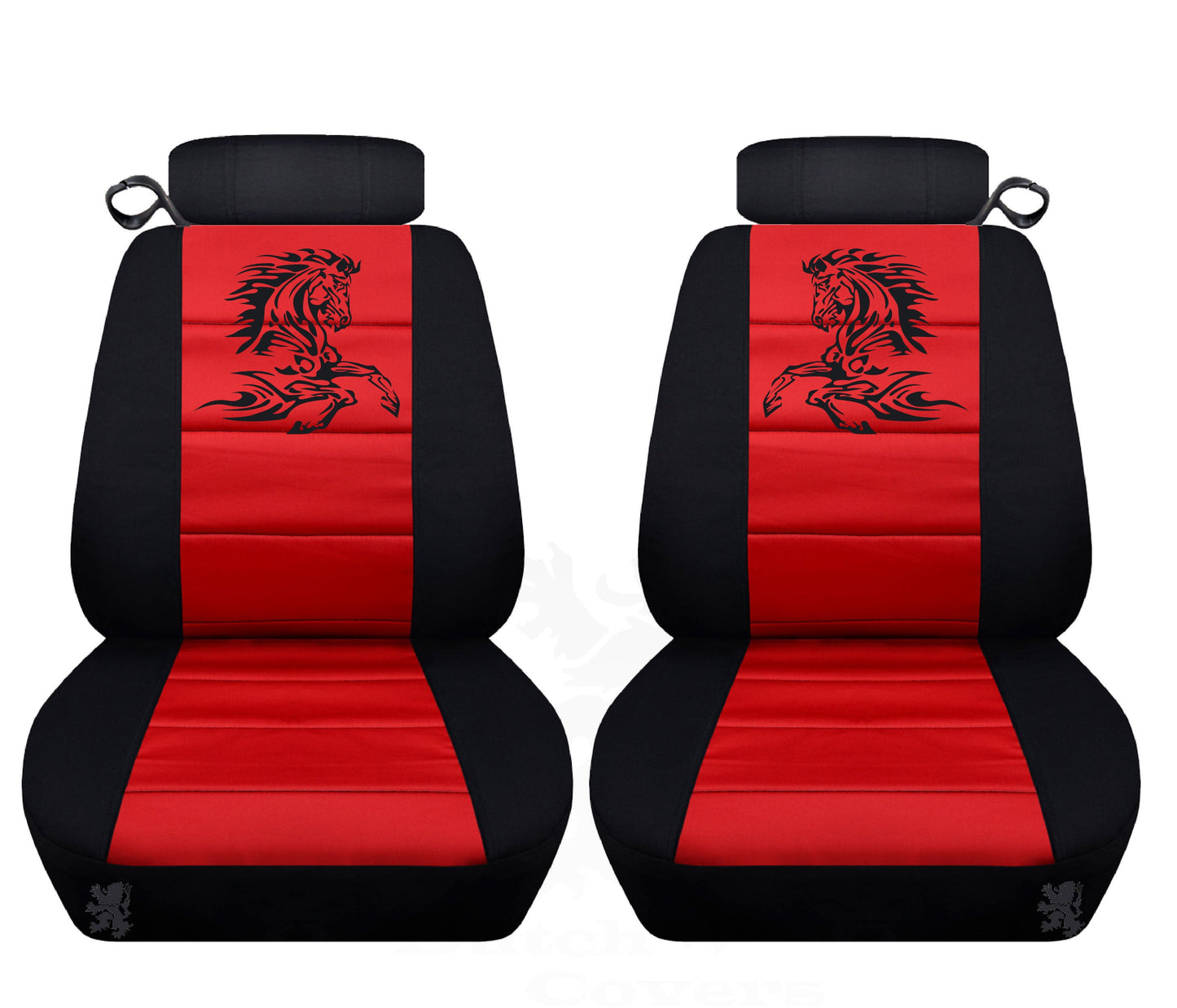 Ford Mustang Seat Covers Coupe or Convertible  Tribal Horse Image