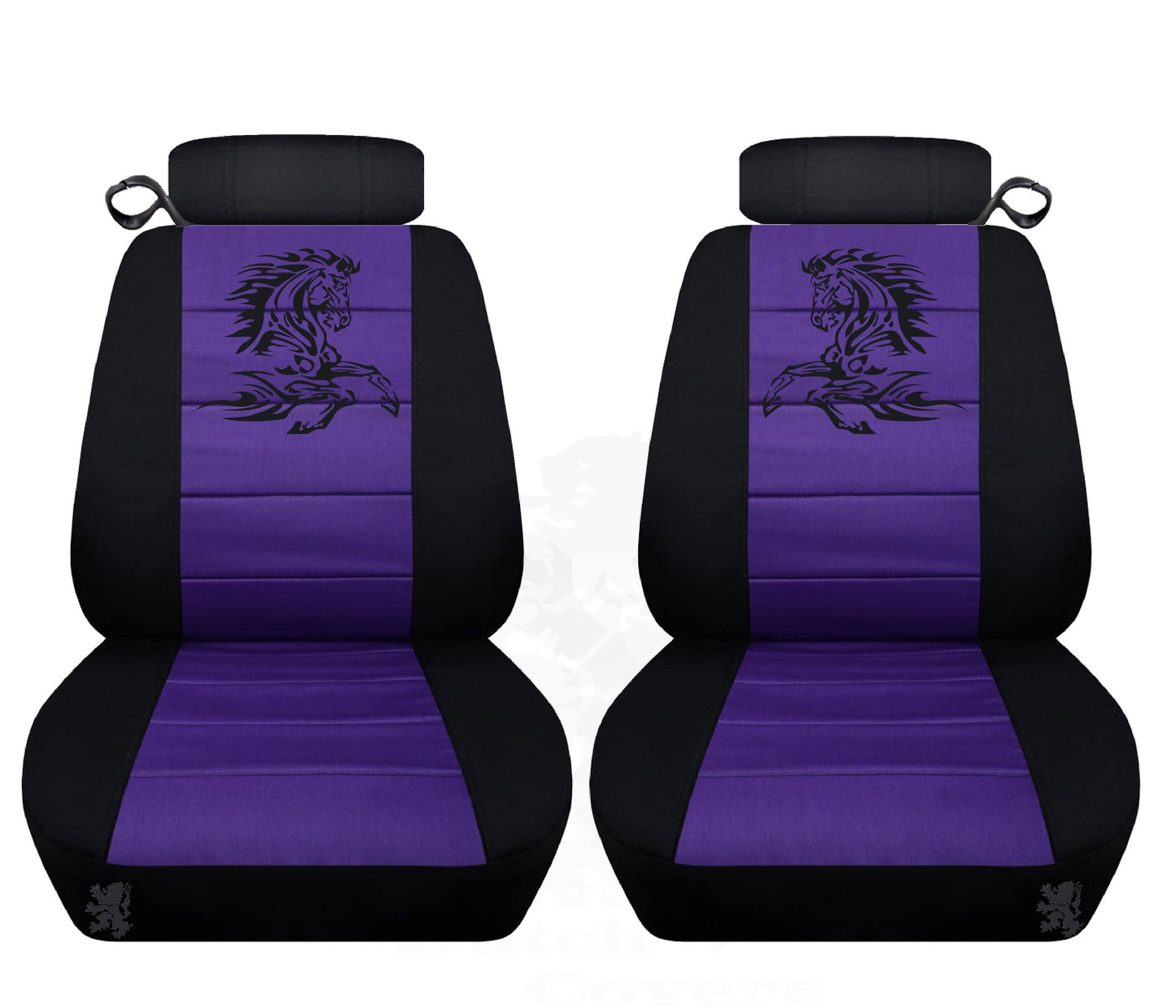 Ford Mustang Seat Covers Coupe or Convertible  Tribal Horse Image