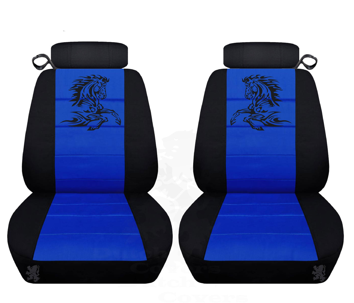 Ford Mustang Seat Covers Coupe or Convertible  Tribal Horse Image