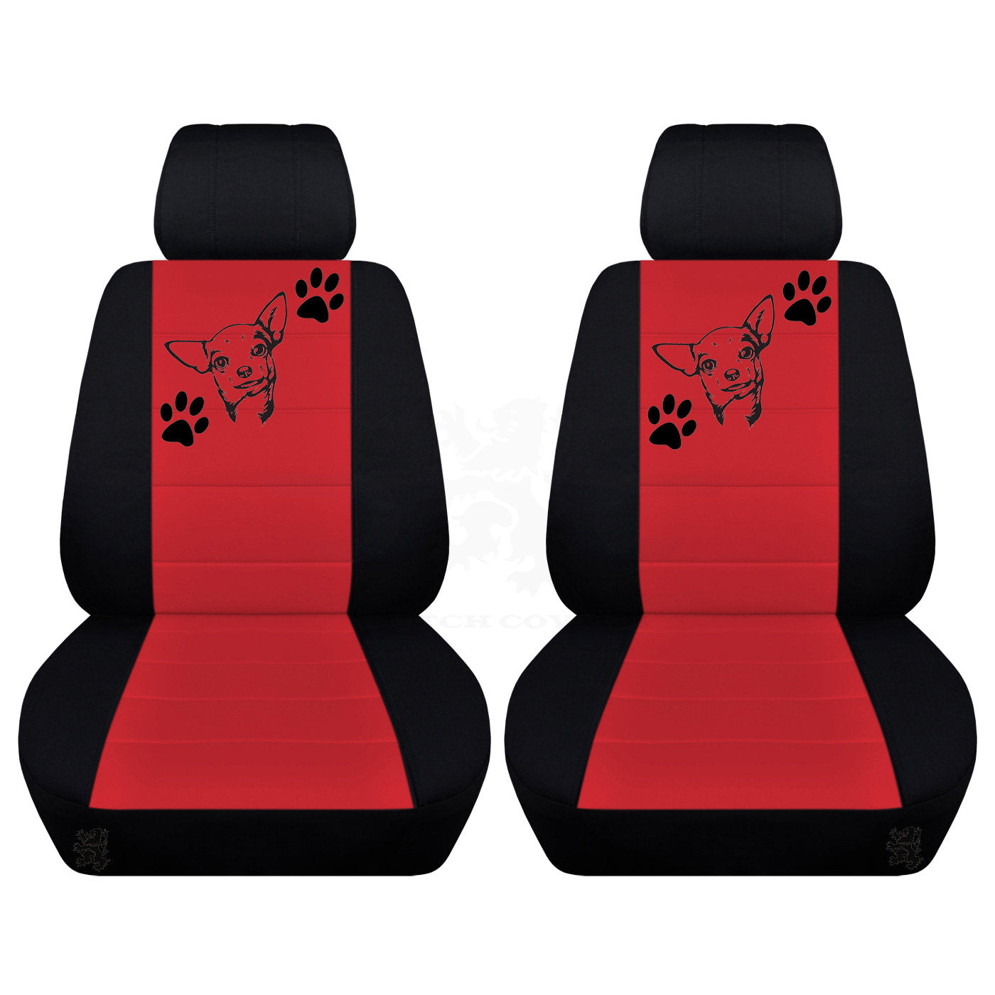 Jeep Wrangler JK Seat Covers - Front Bucket Seat Covers for 2011 to 2018 Jeep Wrangler JK - Airbag Friendly Chihuahua Car Seat Covers