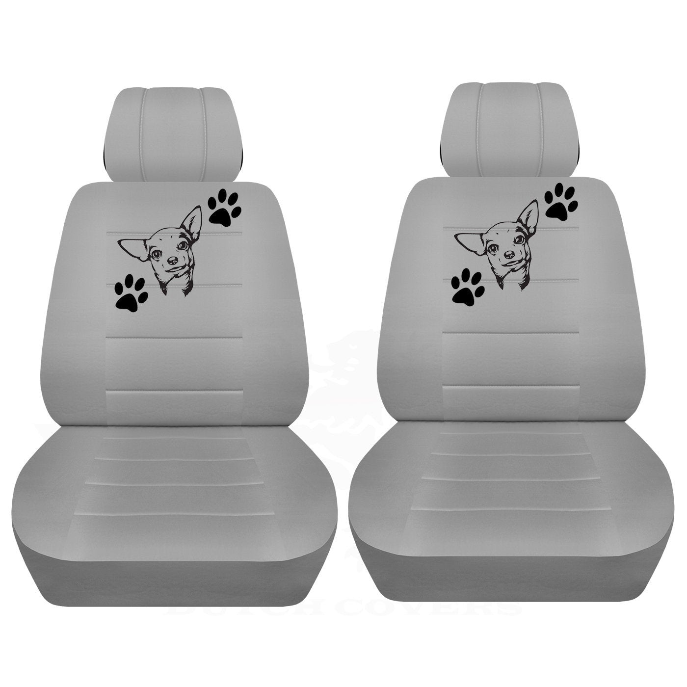 Jeep Wrangler JK Seat Covers - Front Bucket Seat Covers for 2011 to 2018 Jeep Wrangler JK - Airbag Friendly Chihuahua Car Seat Covers