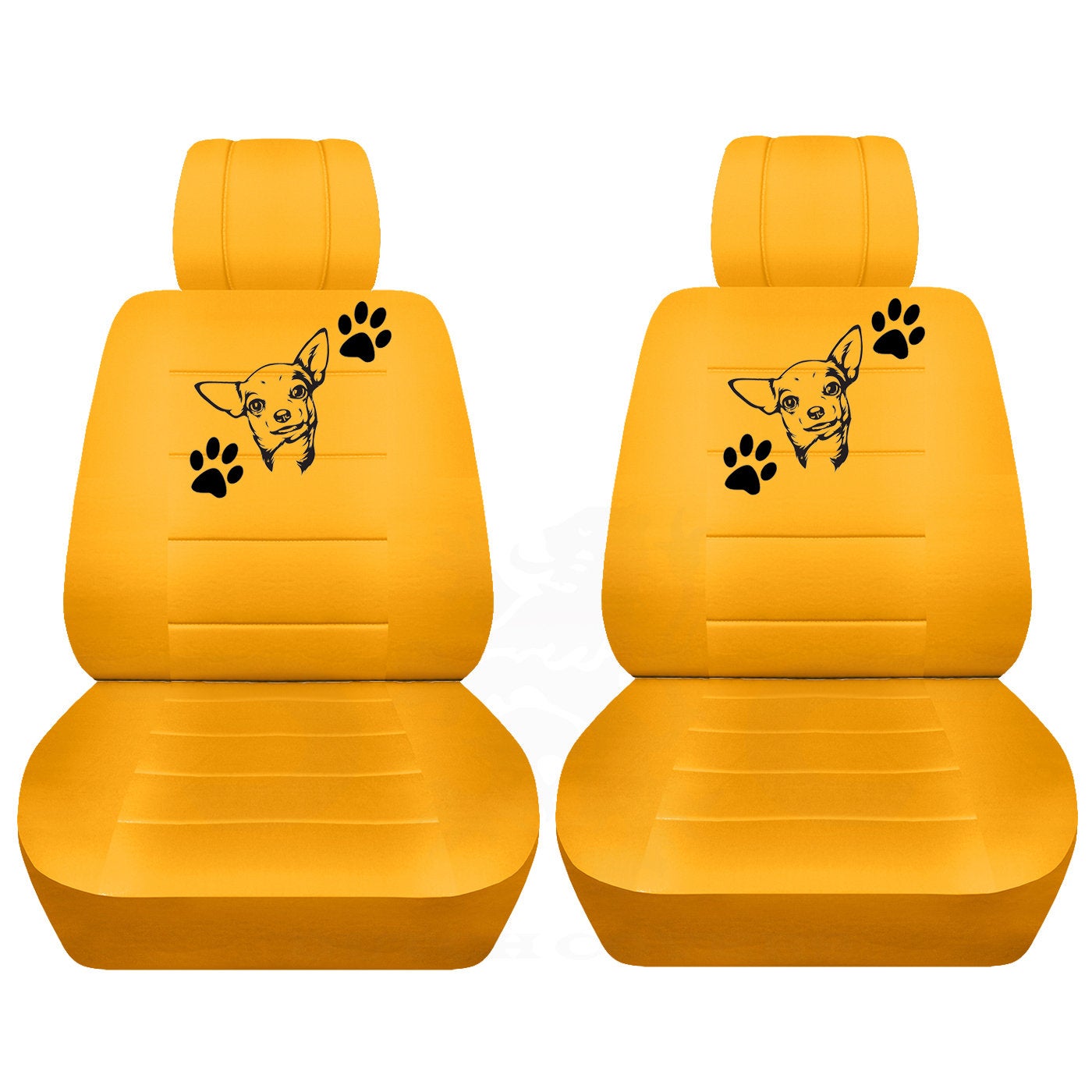 Jeep Wrangler JK Seat Covers - Front Bucket Seat Covers for 2011 to 2018 Jeep Wrangler JK - Airbag Friendly Chihuahua Car Seat Covers