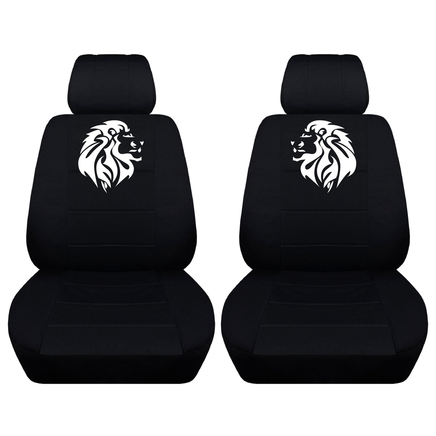 Seat Covers for Chevy Silverado - Front Bucket Chevy Seat Covers with a Animal of Choice Fits 2015 - 2018 Model