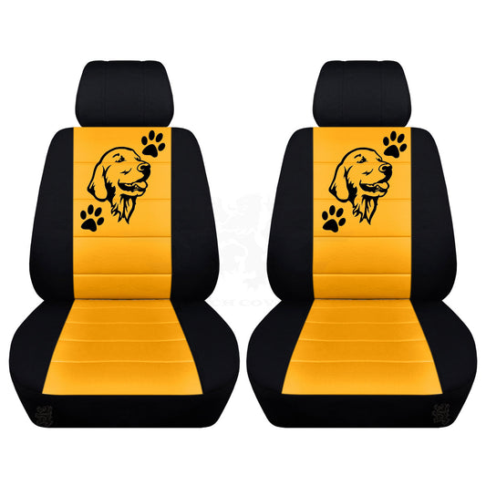 Jeep Wrangler JK Seat Covers - Front Bucket Seat Covers for 2011 to 2018 Jeep Wrangler JK - Airbag Friendly Labrador Car Seat Covers