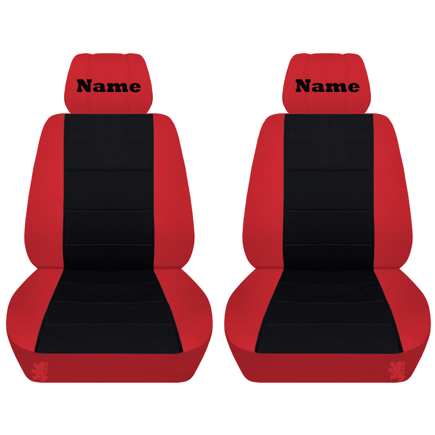 Ford Mustang Seat Covers - Embroidered Name (Your Choice)