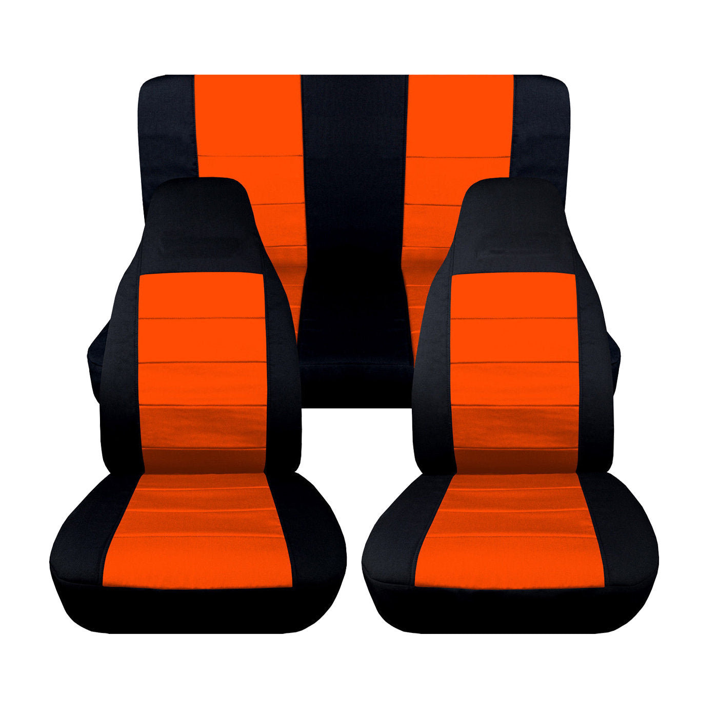 Jeep Wrangler TJ Seat Covers - Front and Rear Seat Covers for 2003 to 2006 Jeep Wrangler TJ  - Airbag Friendly Car Seat Covers