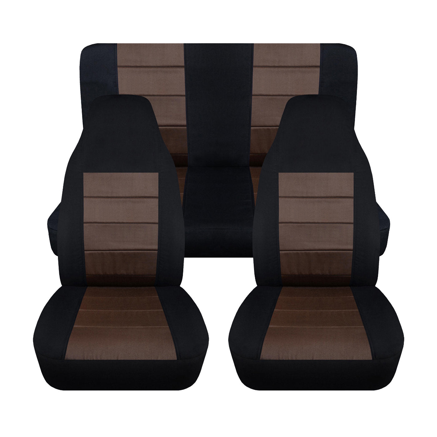 Jeep Wrangler TJ Seat Covers - Front and Rear Seat Covers for 2003 to 2006 Jeep Wrangler TJ  - Airbag Friendly Car Seat Covers