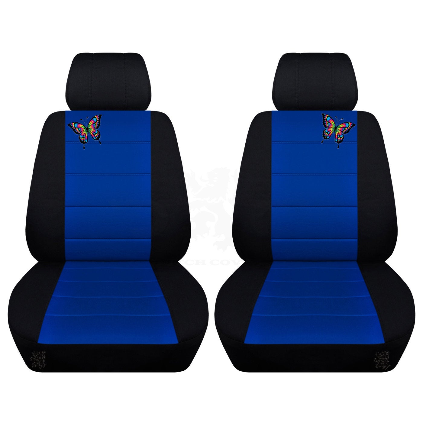 Seat Covers Fits 2011 to 2018 Jeep Wrangler JK Embroidered Butterfly ABF