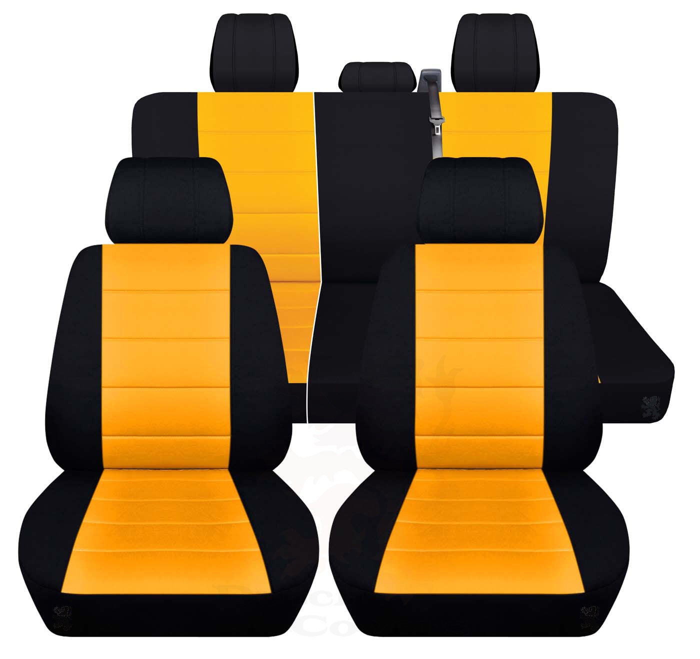 Truck Seat Covers for Ford F150 2015–2018 Model Two Tone Car Seat Covers - Airbag Friendly