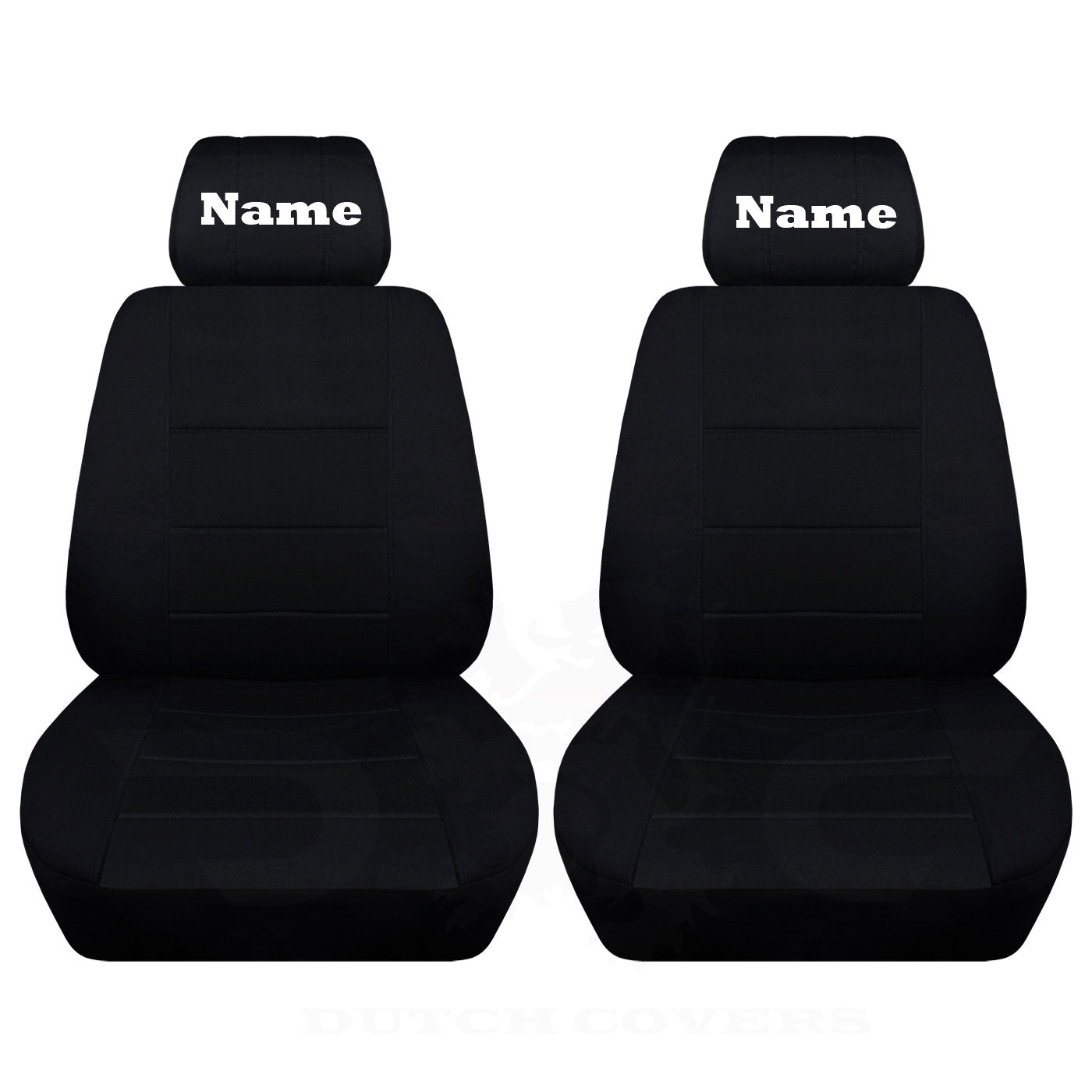 Truck Seat Covers for Ford F150 - Dutch Designed Front Bucket Seat Covers for 2015 to 2018 Ford F150 - Airbag Friendly Embroidered Name Car Seat Covers