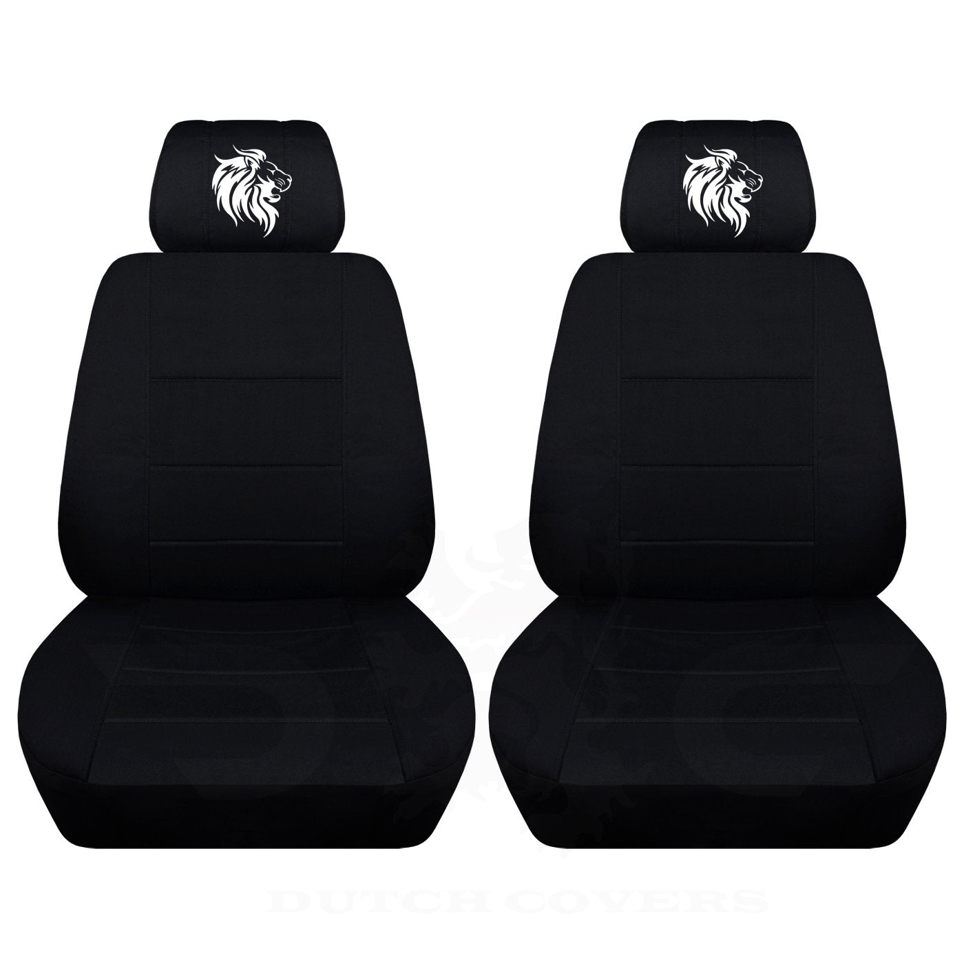 Truck Seat Covers for Ford F150 - Dutch Designed Front Bucket Seat Covers for 2015 to 2018 Ford F150 - Airbag Friendly Embroidered Lion Truck Seat Covers