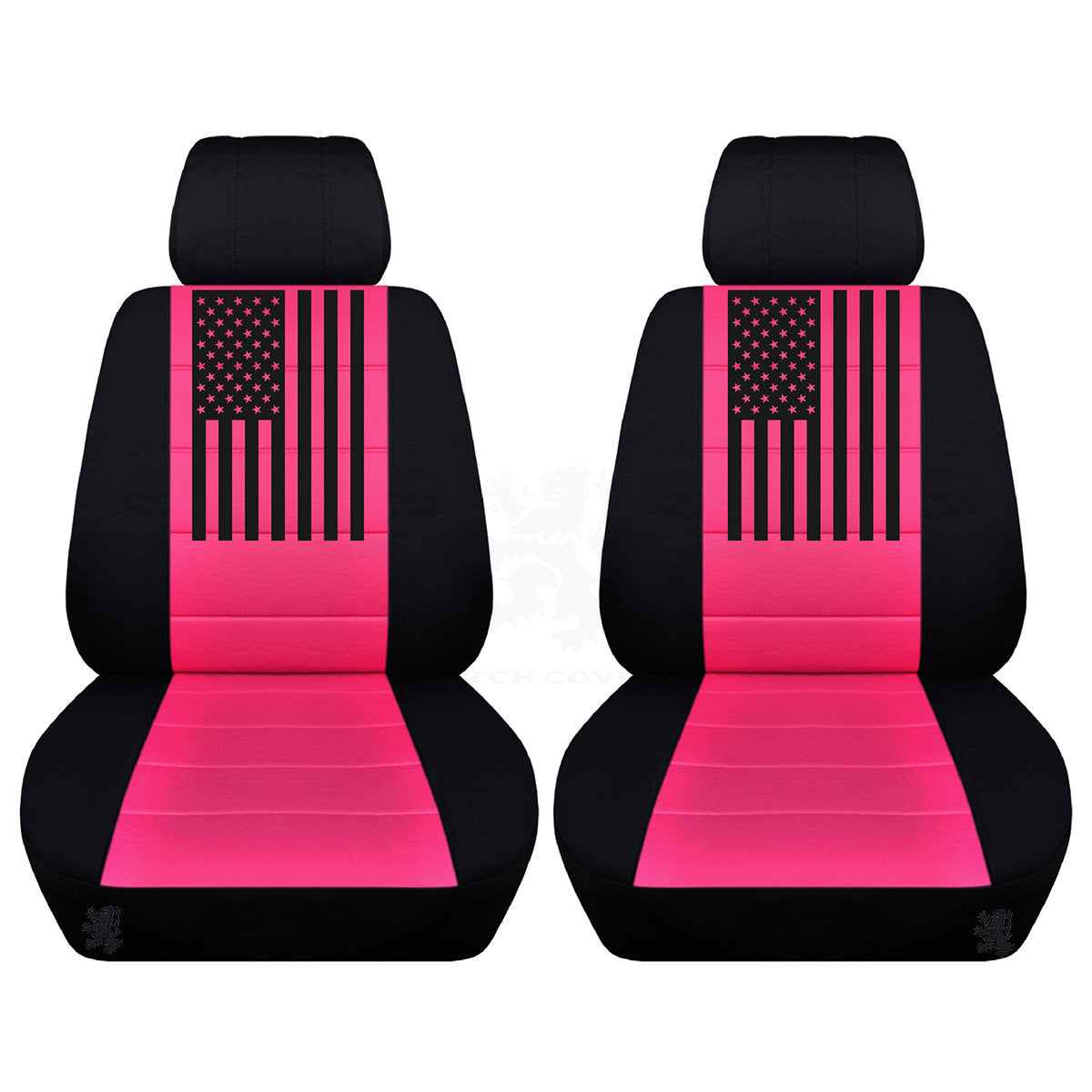 Truck Seat Covers for Ford F150 2015–2018 Dutch Designed Comfortable Patriotic Truck Seat Covers with American Flag