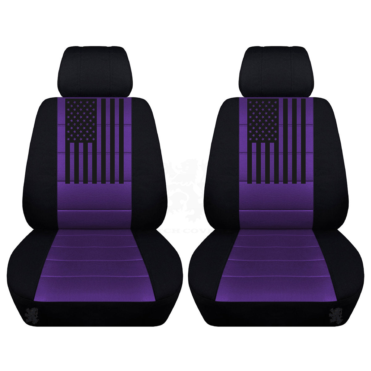 Truck Seat Covers for Ford F150 2015–2018 Dutch Designed Comfortable Patriotic Truck Seat Covers with American Flag