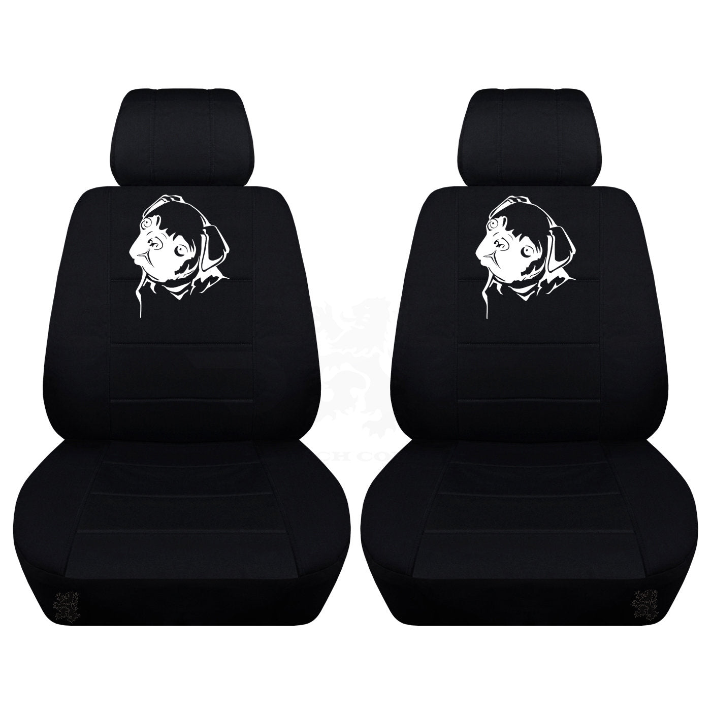 Seat Covers for Chevy Silverado - Front Bucket Chevy Seat Covers with a Pug Fits 2015 - 2018 Model