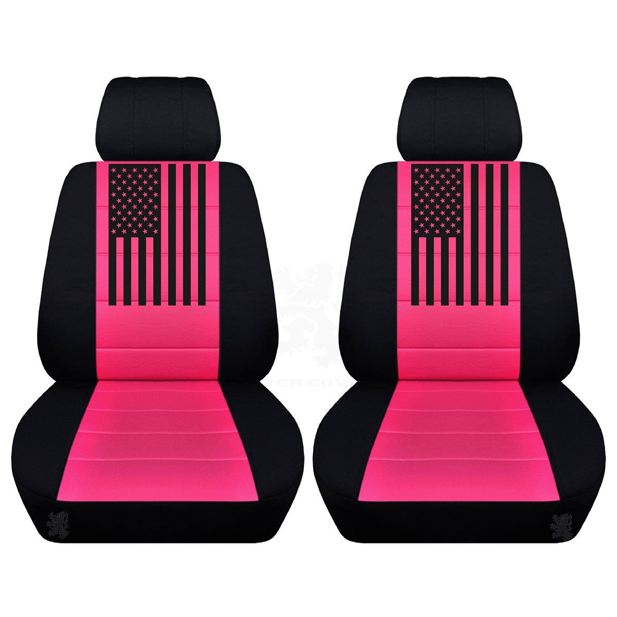 Front American Flag Seat Covers  Fits Honda CR-V Side Airbag Friendly