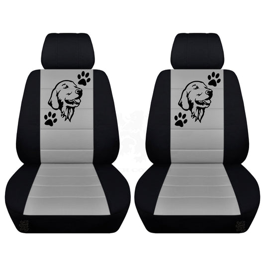 Fits Honda Civic Seats Labrador and Paw Print Seat Covers