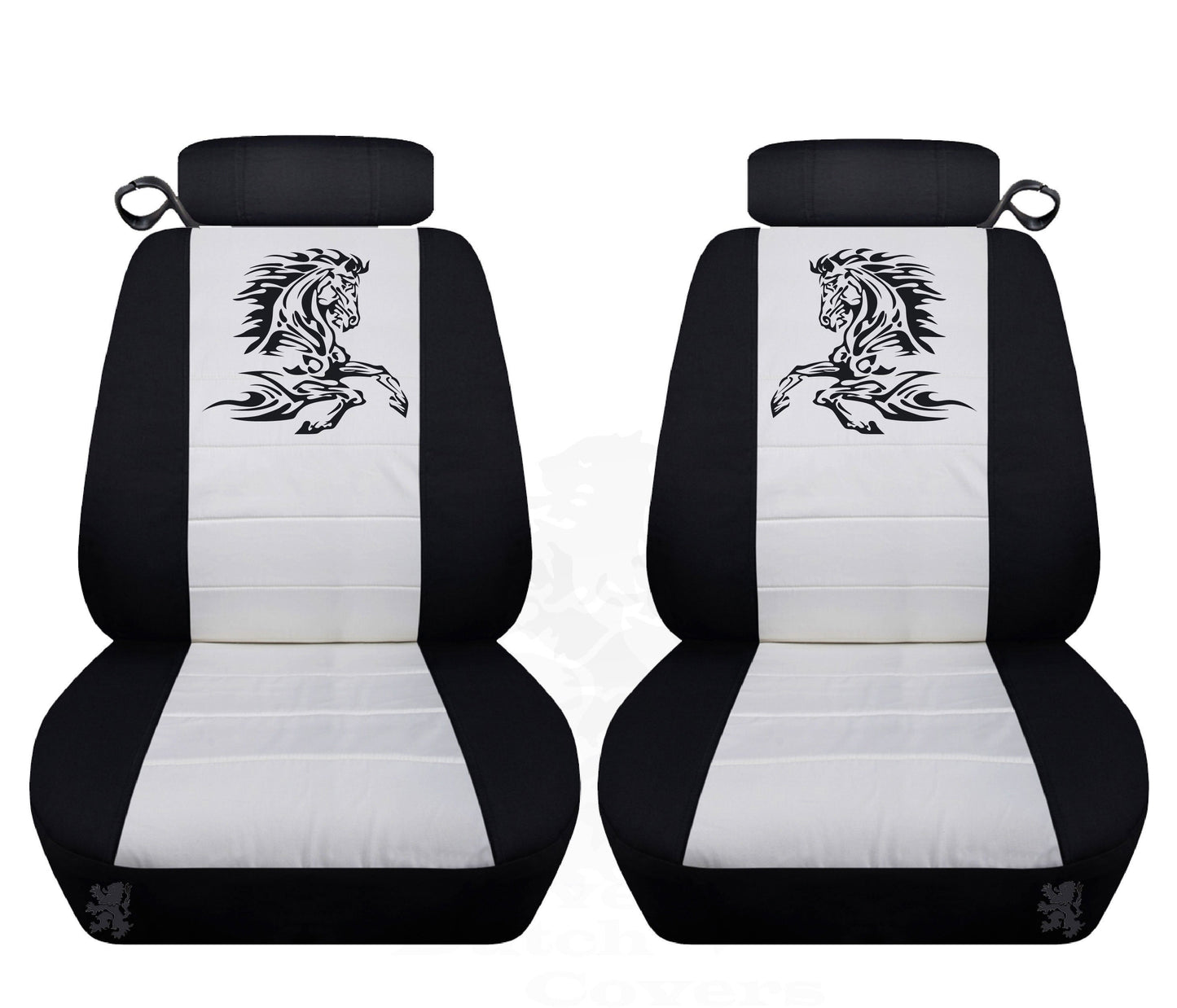 Ford Mustang Seat Covers Coupe or Convertible  Tribal Horse Image