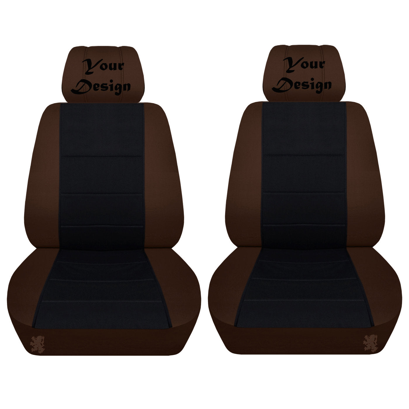 Ford Mustang Seat Covers Coupe or Convertible Embroidered Design of Choice