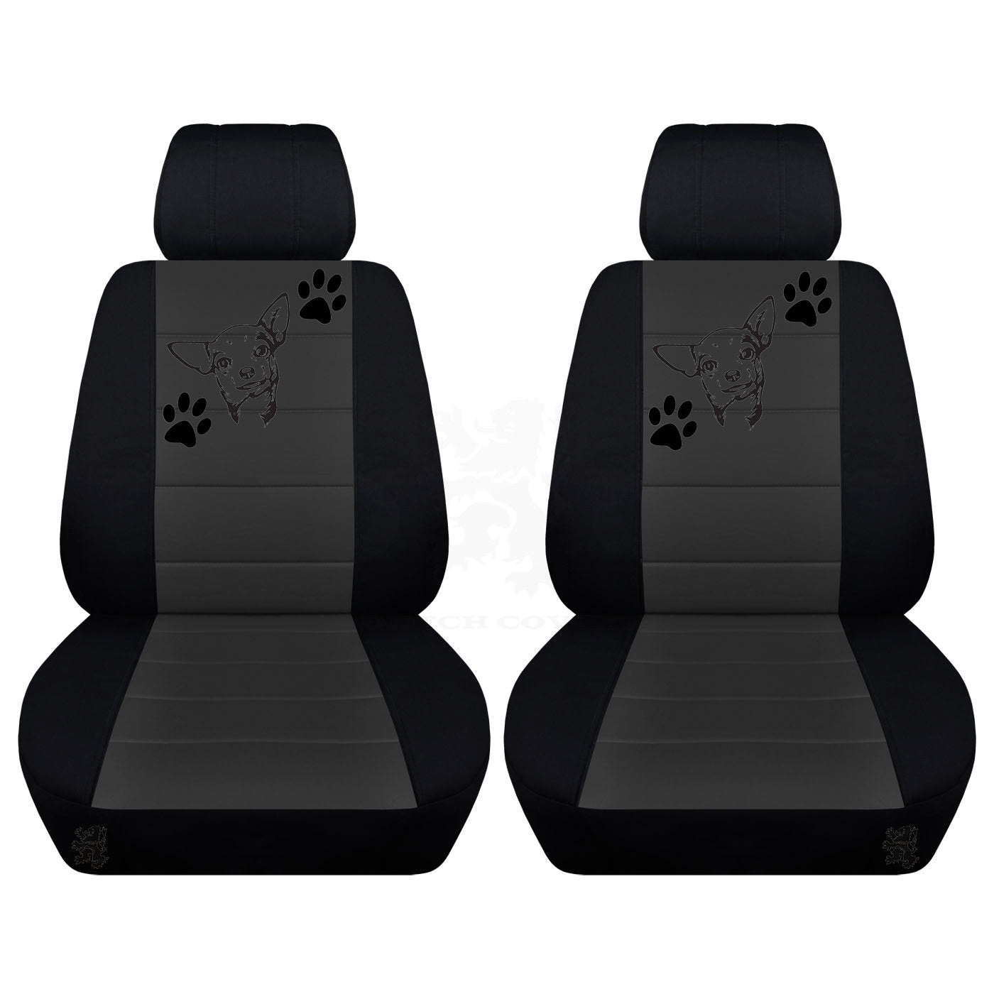 Jeep Wrangler JK Seat Covers - Front Bucket Seat Covers for 2011 to 2018 Jeep Wrangler JK - Airbag Friendly Chihuahua Car Seat Covers