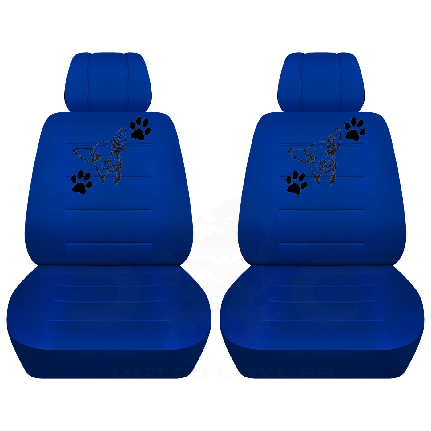 Jeep Wrangler JK Seat Covers - Front Bucket Seat Covers for 2011 to 2018 Jeep Wrangler JK - Airbag Friendly Chihuahua Car Seat Covers