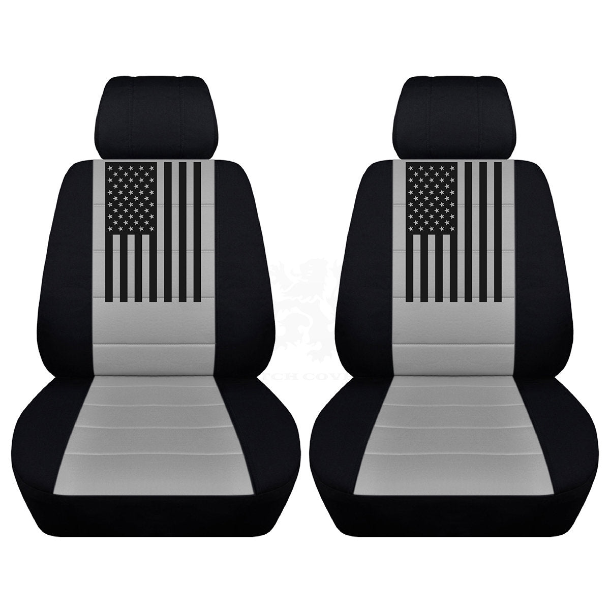 Ford Mustang Seat Covers American Flag Design