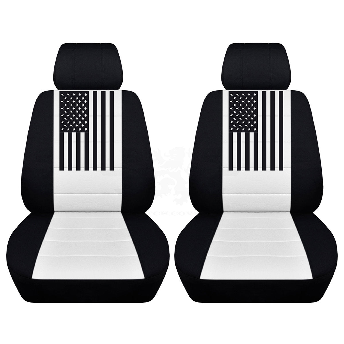 Ford Mustang Seat Covers American Flag Design