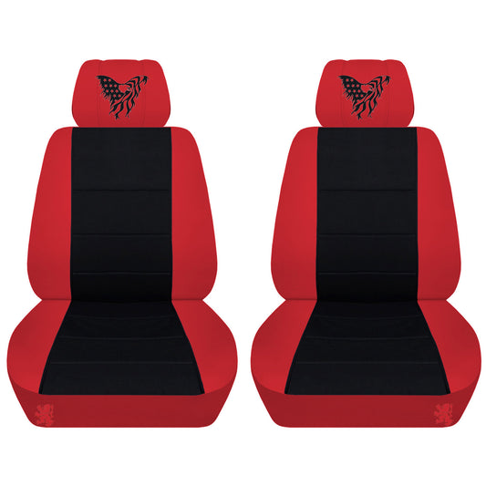 Truck Seat Covers for Ford F150 2015–2018 Embroidered American Bald Eagle Truck Seat Covers