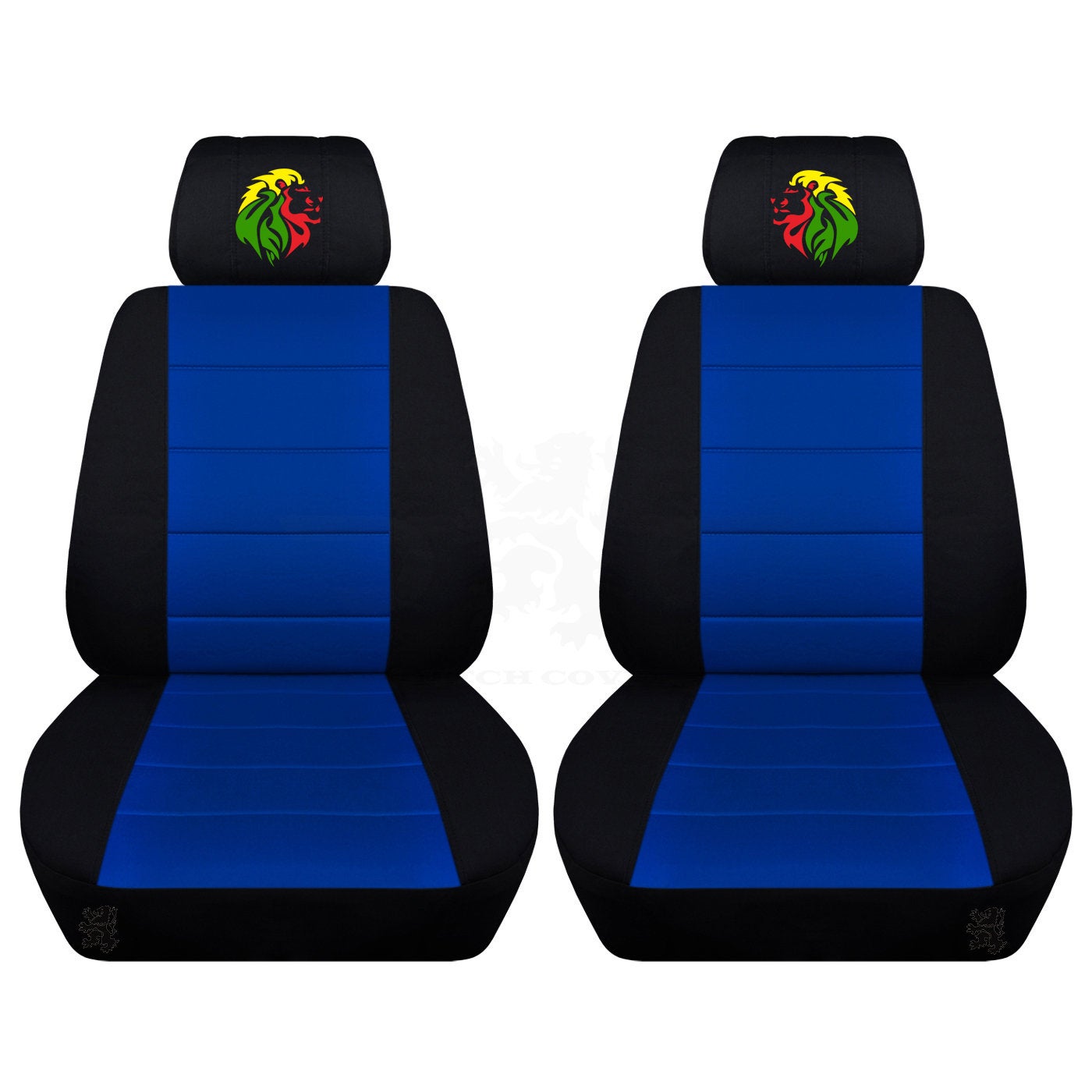 Ford Mustang Seat Covers - Embroidered Lion