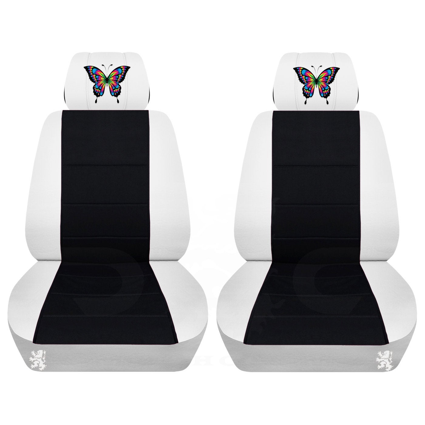 Dodge Ram Seat Covers - Butterfly on Headrest Covers